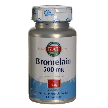 Kal, Bromelina 500 mg - 60 Tabletes