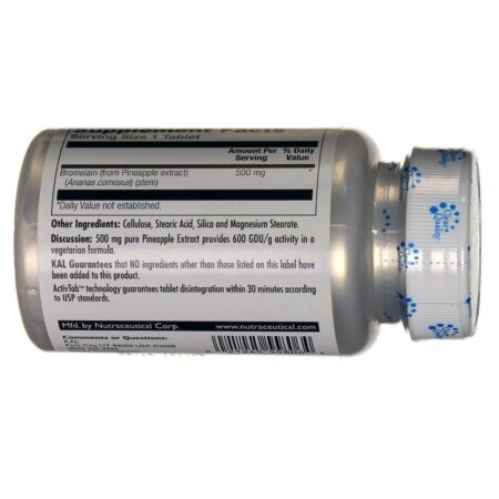 Kal Bromelina 500 mg - 60 Tabletes: Alívio Natural para sua Saúde Digestiva - Imagem 3