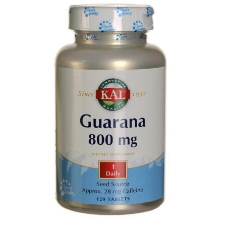 Kal, Guaraná 800 mg -120 Tabletes