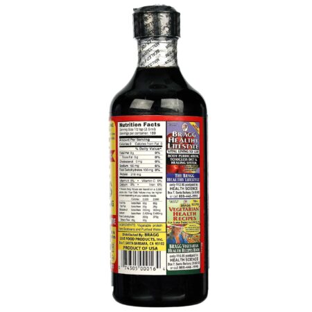 Bragg, Aminos líquidos - Alternativa Natural de Molho de Soja - 473mL - Image 2