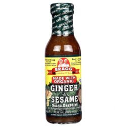 Bragg Molho para Salada Gengibre e Gergelim - 354 ml: Sabor Oriental Autêntico para Sua Cozinha