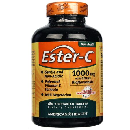 American Health, Ester C 1000 mg com Bioflavonóides Cítricos - 180 Tabletes Vegetarianos