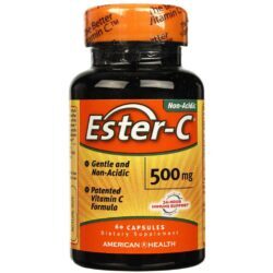 Ester-C 500 mg American Health - 60 Cápsulas: Vitamina C de Alta Absorção para Imunidade e Saúde