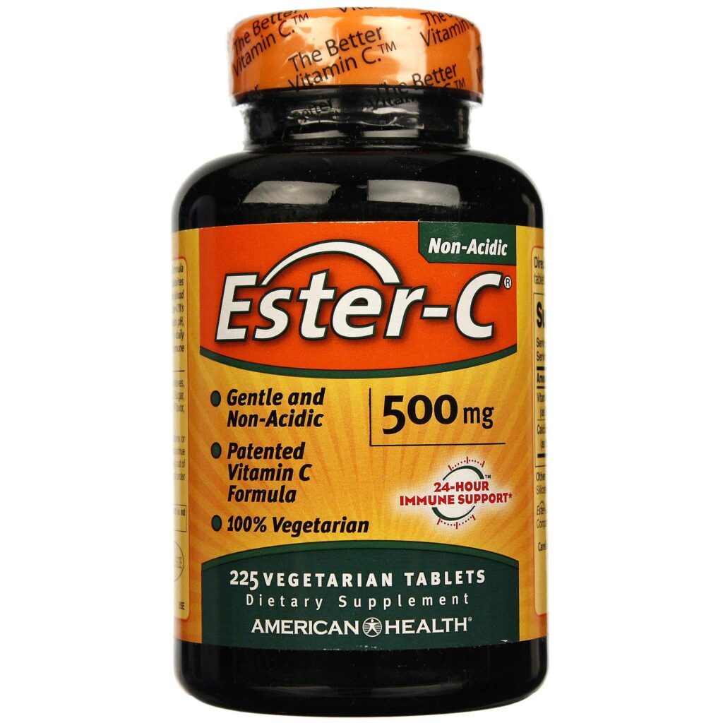 American Health Ester C 500 mg - 225 Comprimidos Mastigáveis: Vitamina C Essencial para Sua Saúde