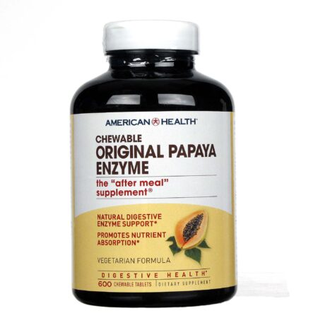 American Health, Enzima do Mamão Papaya Original - 600 Tabletes