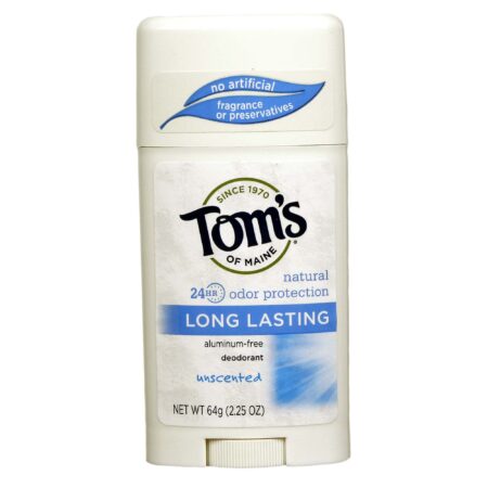 Tom's of Maine, Desodorante natural em bastão de longa duração - 64g