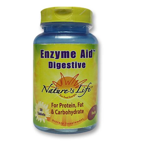 Nature's Life Digestive Enzyme Aid Cápsulas 50 Cápsulas