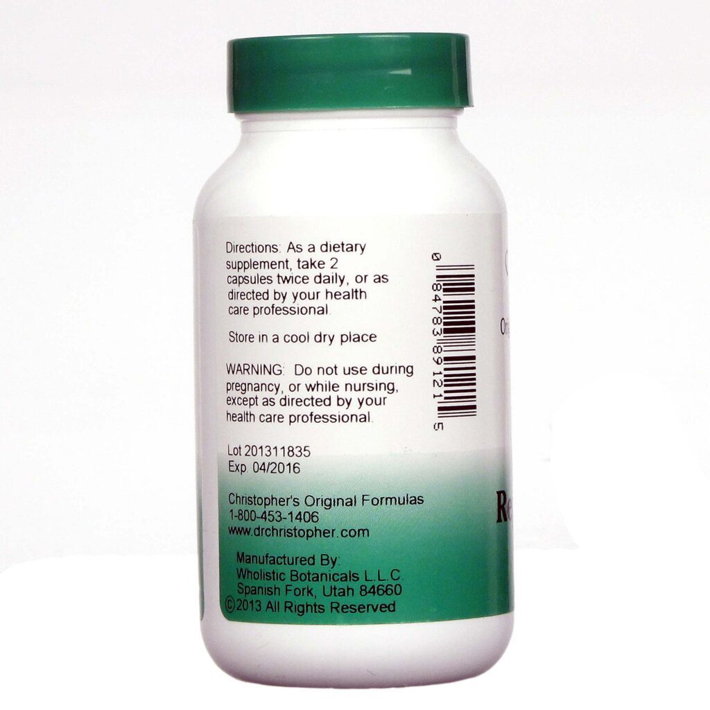 Dr. Christophers Fórmula Reprodutiva Feminina - 100 Cápsulas para Saúde Hormonal - Imagem 3