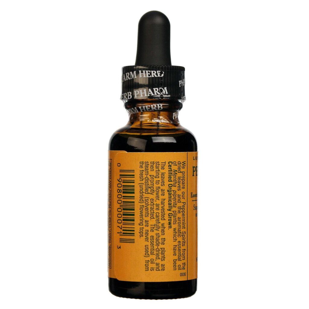 Herb Pharm Destilados de Hortelã-Pimenta - Óleo Essencial Puro 29,6mL (1 fl oz) para Bem-Estar - Imagem 3