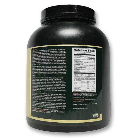 100% Whey Proteína Gold Standard Natural Optimum Nutrition Strawberry 5 lbs/ 2.341 gr - Image 2