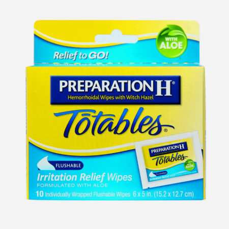 Preparation H Lenço Umedecido para Alívio da Irritação 10 Lenços Embalados Individualmente - Image 4