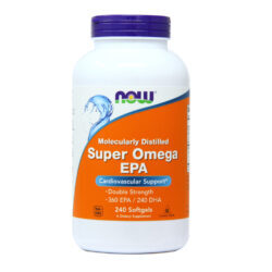 Now Foods Super Omega EPA 240 Cápsulas em Gel: Óleo de Peixe Concentrado para Saúde Cardiovascular e Bem-Estar