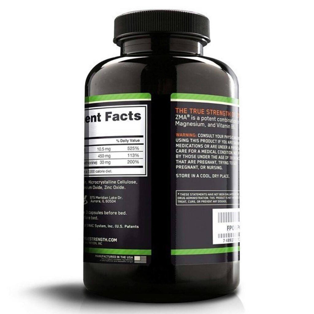 ZMA Optimum Nutrition 180 Cápsulas: Potencialize Seu Desempenho e Recuperação - Imagem 3