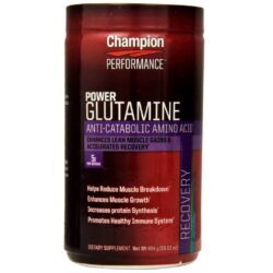 Champion Nutrition L-Glutamina 454g: Recuperação Muscular e Saúde Intestinal