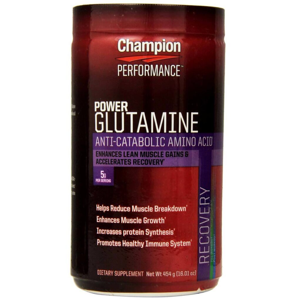 Champion Nutrition L-Glutamina 454g: Recuperação Muscular e Saúde Intestinal