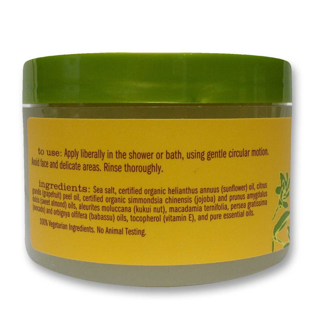 Alba Botanica Esfoliante Corporal Sal Marinho - 410g (14.5oz) para Pele Radiante - Imagem 2