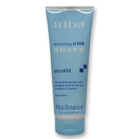 Alba Botanica, Creme de Barbear, Sem Cheiro - 235 ml (8 fl oz)