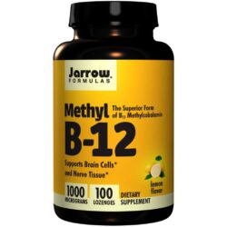 Jarrow Formulas Metil B-12 1000 mcg - 100 Pastilhas: Energia e Saúde para o Brasil