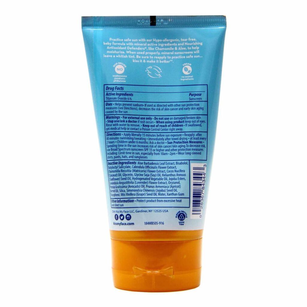Kiss My Face Loção Protetor Solar Bebê FPS 50 - 118ml: Proteção Solar Infantil Suave - Imagem 2