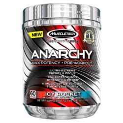 MuscleTech Anarchy Icy Rocket 60 Porções: Pré-treino Potente para Máxima Performance no Brasil