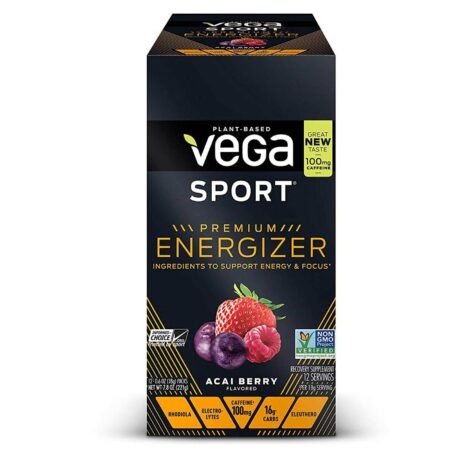 Vega Sport, Energia Prêmio para Esportes - 12 Pacotes com 18g cada