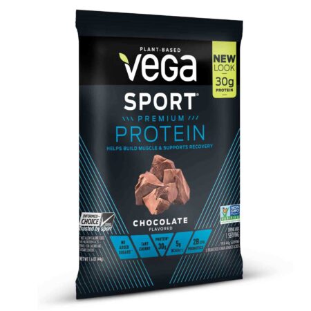 Vega, Proteína de Desempenho Esportivo - Chocolate - 12 Pacotes com 44g - Image 3