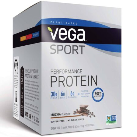 Performance Proteína Pós Treino Vega Mocha 516 g 12 Porções