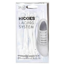 Hickies Cadarço Sem Laço, Branco - 14 Unidades: O Fim dos Cadarços Desamarrados