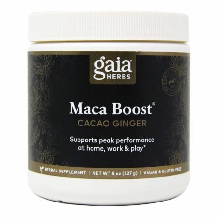 Gaia Herbs, Impulso de Maca - Cacau e Gengibre - 8 oz (227g)