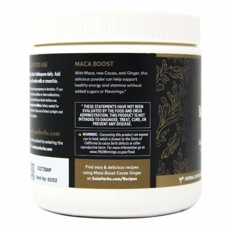 Gaia Herbs, Impulso de Maca - Cacau e Gengibre - 8 oz (227g) - Image 4