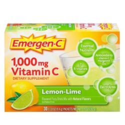 Alacer Emergen-C Lima Limão: Vitamina C e Multivitamínico 30 Pacotes - Energia e Imunidade