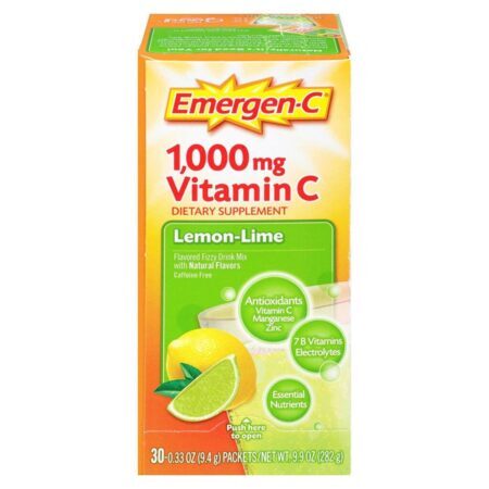 Alacer Emergen-C Lima Limão: Vitamina C e Multivitamínico 30 Pacotes - Energia e Imunidade - Imagem 2
