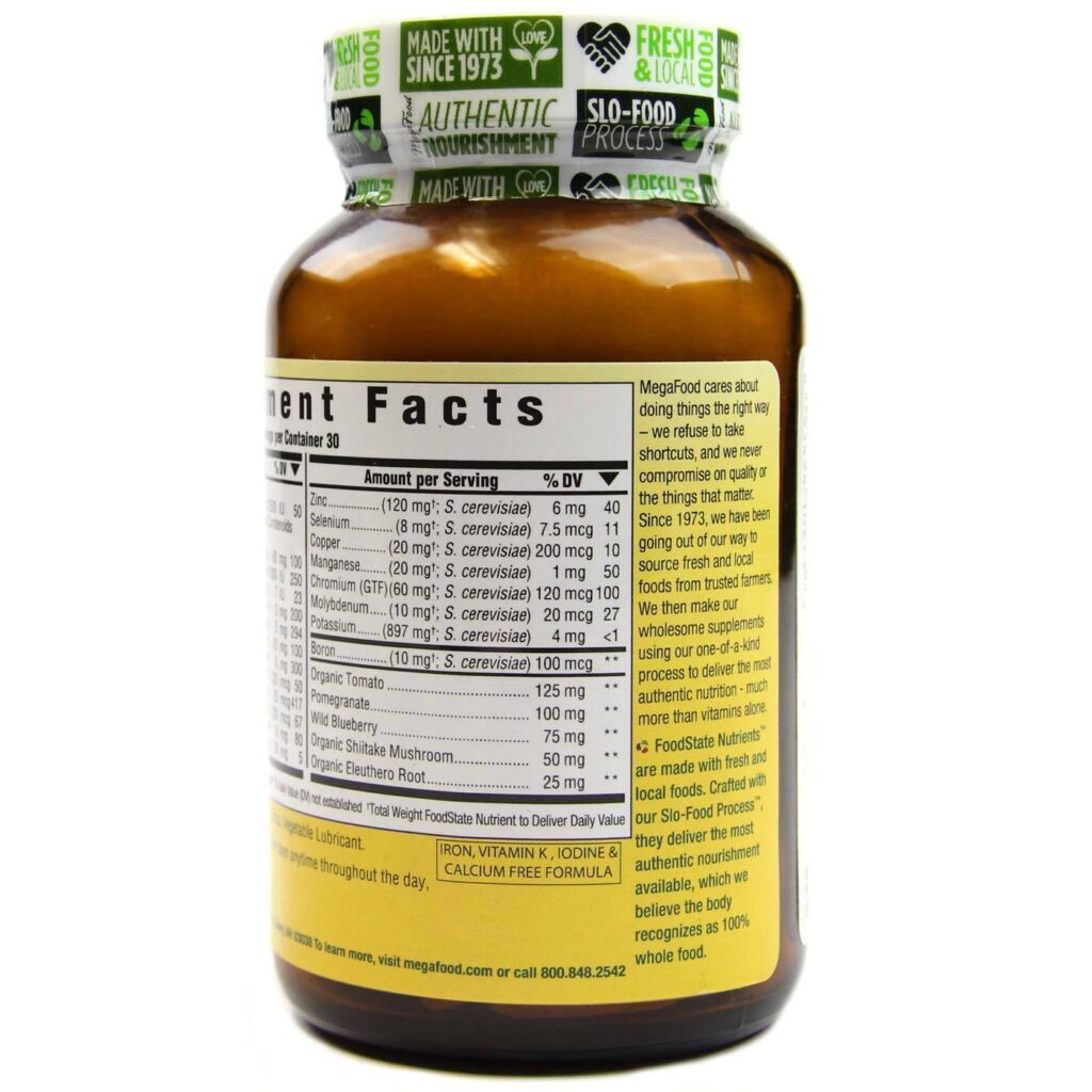 MegaFood Men Over 55 Multivitamínico - 60 Tabletes: Vitalidade Essencial para Homens Acima de 55 Anos no Brasil - Imagem 3