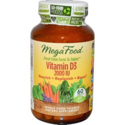 MegaFood Vitamina D3 - 2.000 UI - 60 Tabletes: Essencial para Imunidade e Saúde Óssea no Brasil