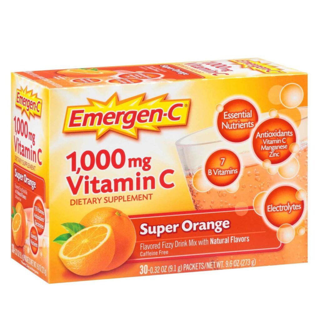 Emergen-C Super Laranja 30 Pacotes: Vitamina C e Energia para o Seu Dia - Imagem 2