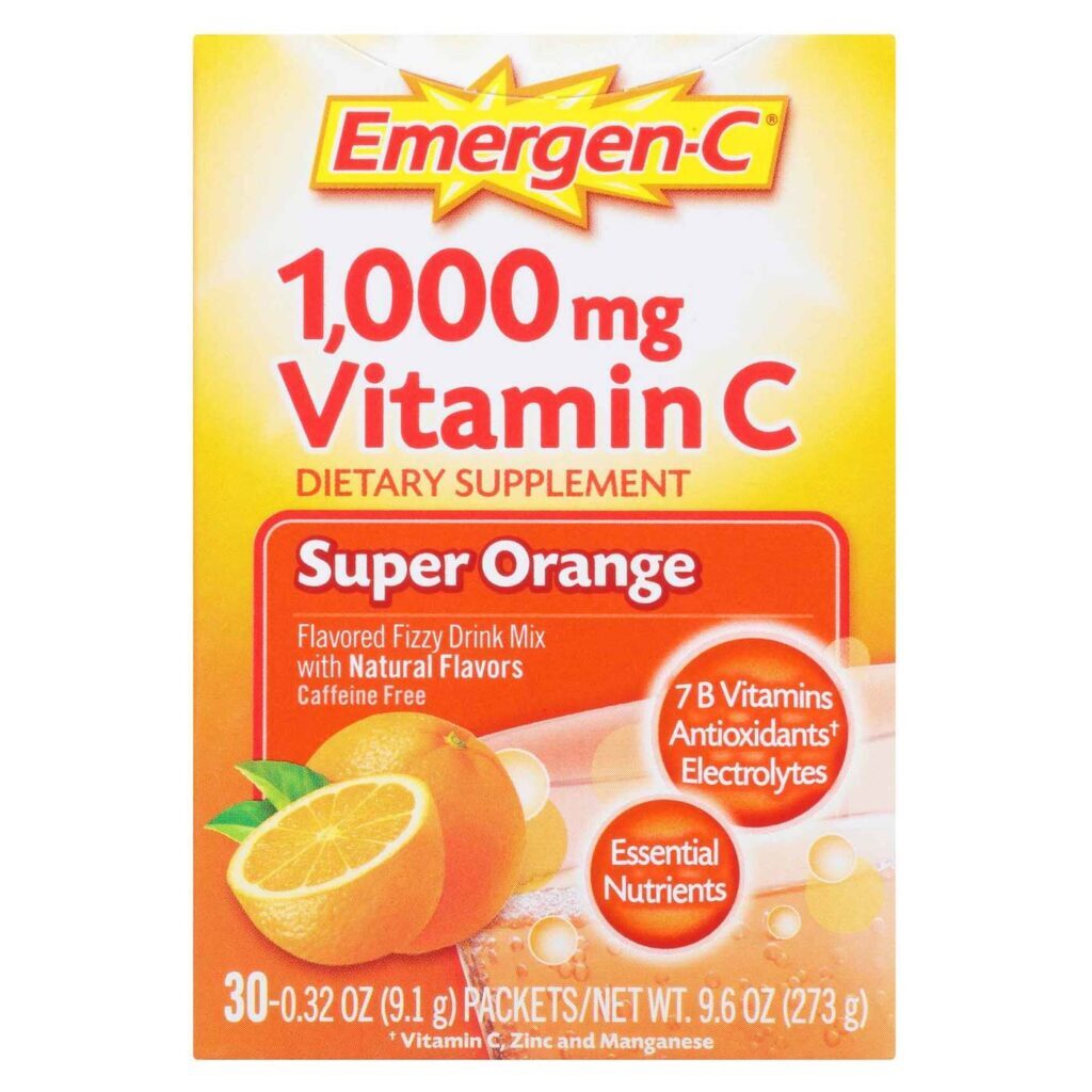 Emergen-C Super Laranja 30 Pacotes: Vitamina C e Energia para o Seu Dia - Imagem 4