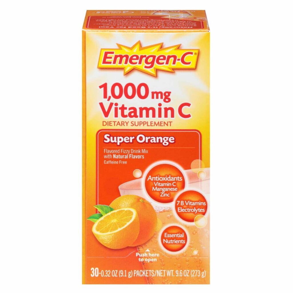 Emergen-C Super Laranja 30 Pacotes: Vitamina C e Energia para o Seu Dia - Imagem 7