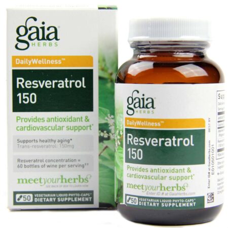 Gaia Herbs, Resveratrol 150 - 50 Fito-Cápsulas Vegetarianas - Image 5