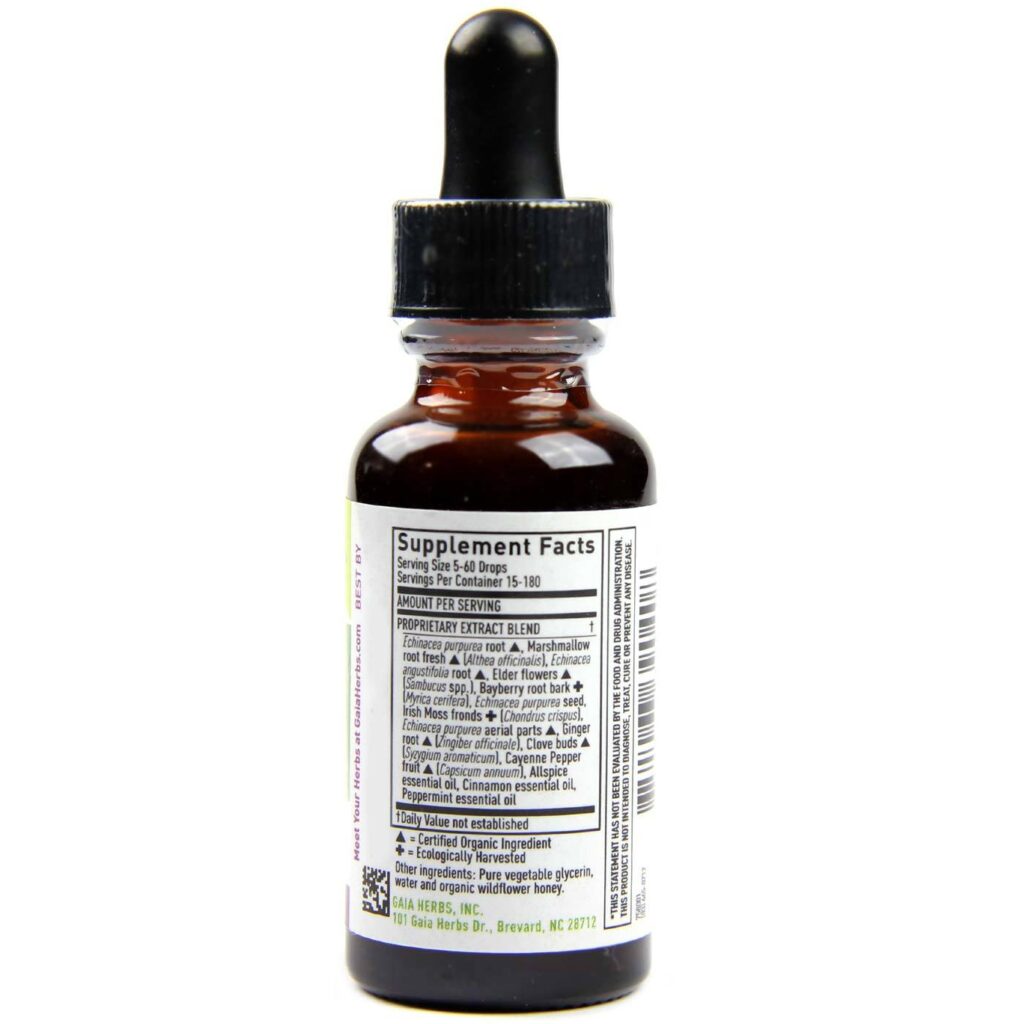 Gaia Herbs Kids Defense Ervas em Gotas 30mL - Imunidade Infantil - Imagem 2