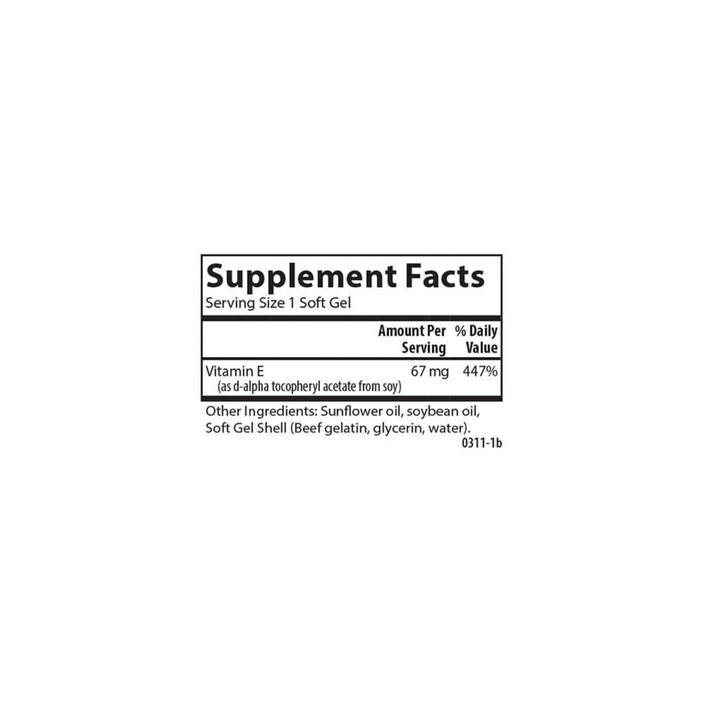 Carlson Labs E-Gems 100 UI: Vitamina E Pura 100 Cápsulas Gel Saúde Antioxidante - Imagem 5