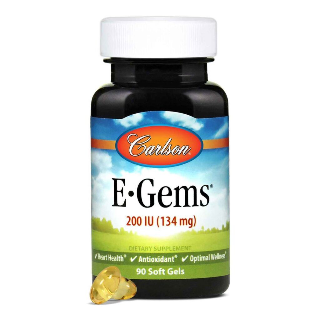Carlson Labs E-Gems® 200 UI - 90 Cápsulas em Gel: Vitamina E Pura para sua Saúde - Imagem 4