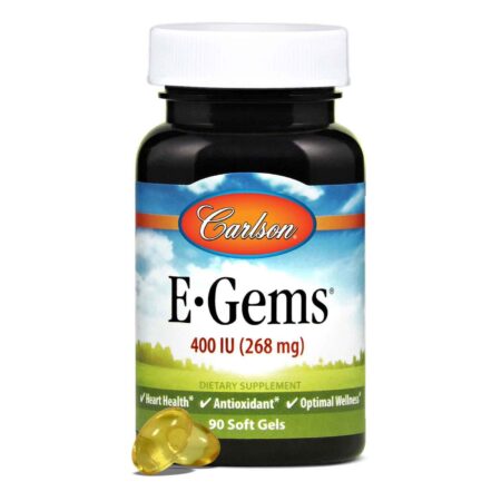 Carlson Labs, E-Gems® 400 IU - 90 Cápsulas em Gel - Image 4