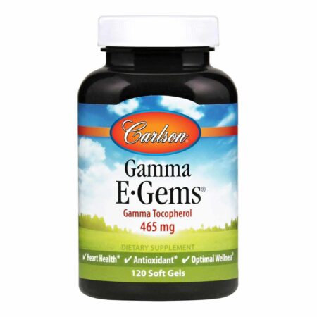 Carlson Labs, E-Gems® Gamma Tocoferol 465 mg - 120 Cápsulas em Gel