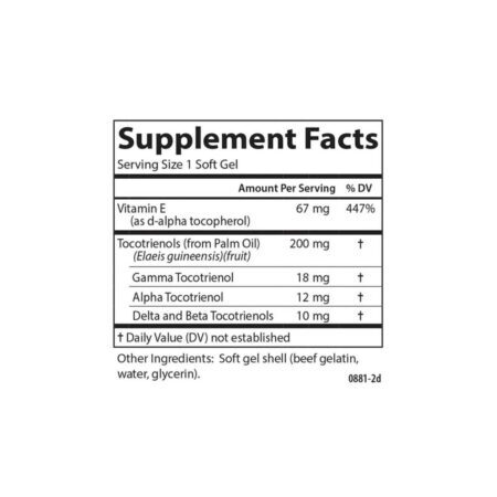 Carlson Labs Tocotrienóis 90 Cápsulas em Gel: Potência Antioxidante para sua Saúde - Imagem 4