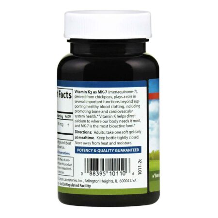 Carlson Labs, Vitamina K2 - 45 mcg - 90 Cápsulas em Gel - Image 3