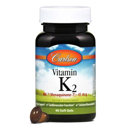 Carlson Labs, Vitamina K2 - 45 mcg - 90 Cápsulas em Gel - Image 4