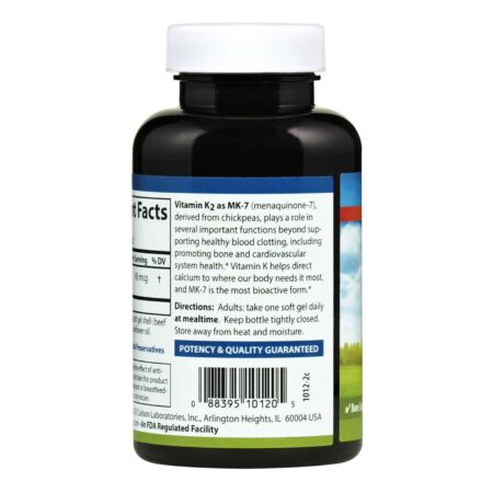 Carlson Labs, Vitamina K2 45 mcg - 180 Cápsulas em Gel - Image 3