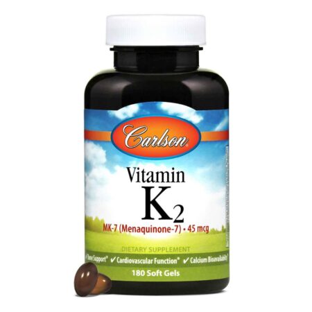 Carlson Labs, Vitamina K2 45 mcg - 180 Cápsulas em Gel - Image 5