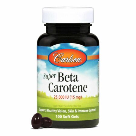 Carlson Labs Super Beta Carotene - 25,000 IU - 100 Cápsulas em Gel - Image 5