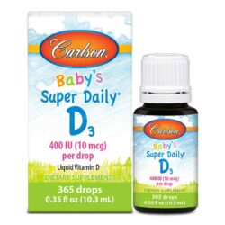 Carlson Labs Baby Super Daily Vitamina D3 400 IU - 10.3 ml para Bebês